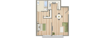 1430 on 7th One Bedroom C