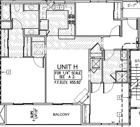 Villa Sofia 2Bed 2Bath B Floor Plan