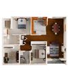 Villa Sofia 3Bed 2Bath Virtual Rendering Floor Plan Villa Sofia 3Bed 2Bath Virtual Rendering Floor Plan