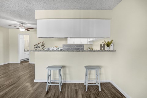 Capistrano Gardens unit 47 bar seating