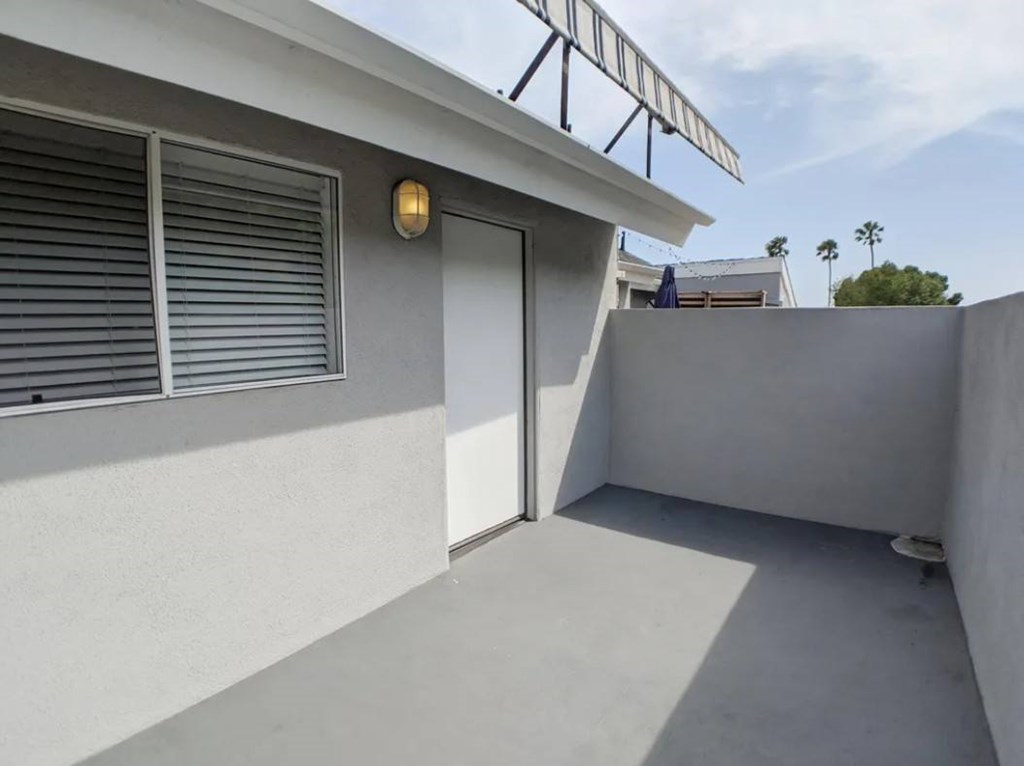 Carmelina Lofts unit 203 balcony