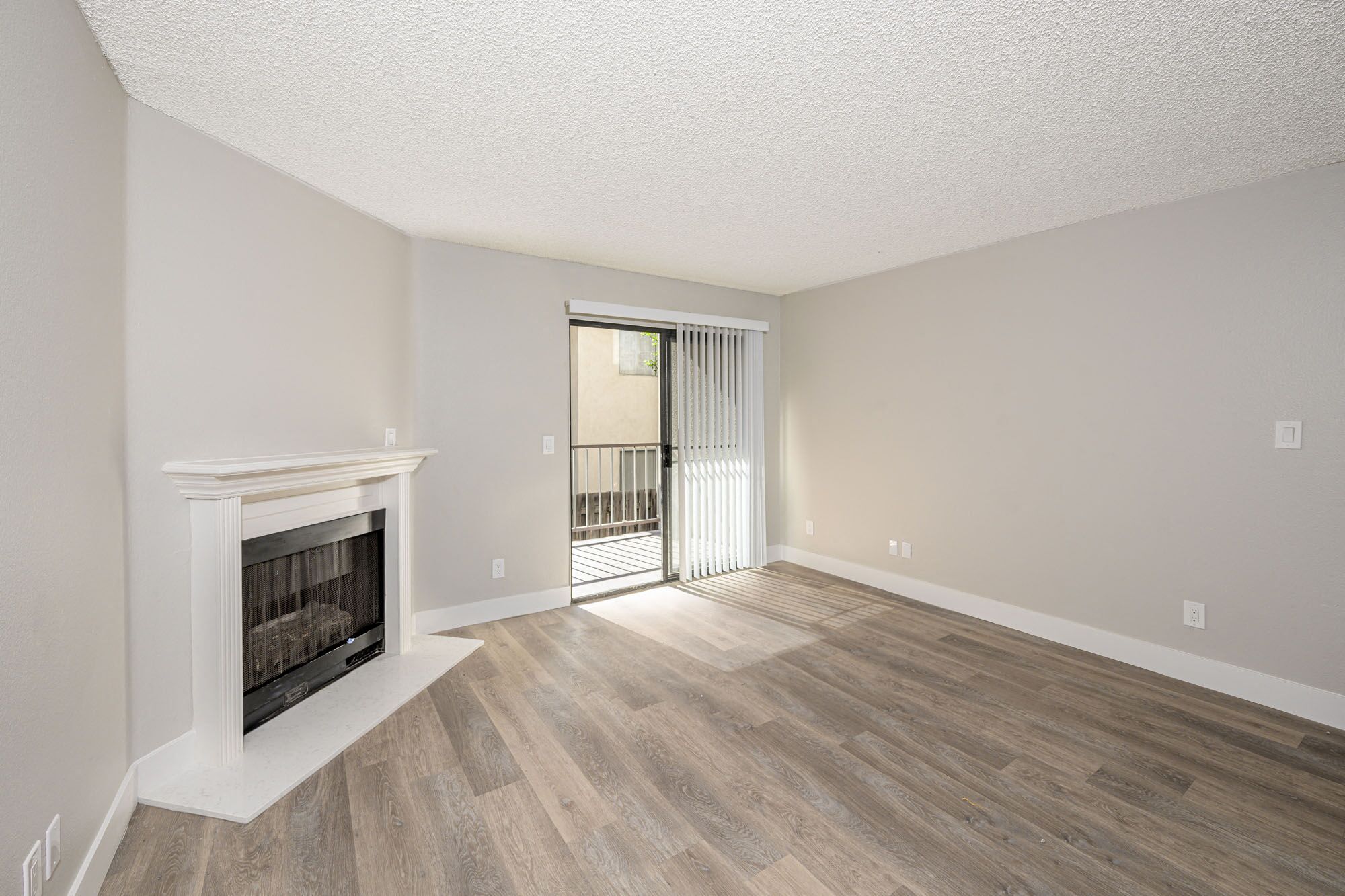 120 West Chestnut St Living Room with Balcony