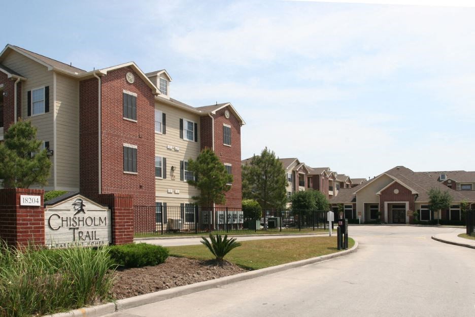 Chisholm Trail Apartments property entrance