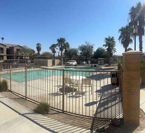 Clinton Family pool area
