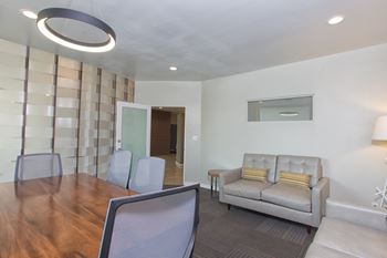 5015 Clinton Apartments conference room table