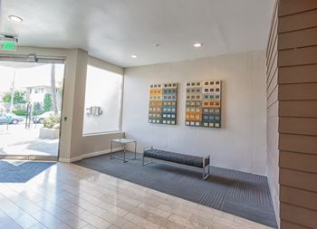 5015 Clinton Apartments main lobby seating