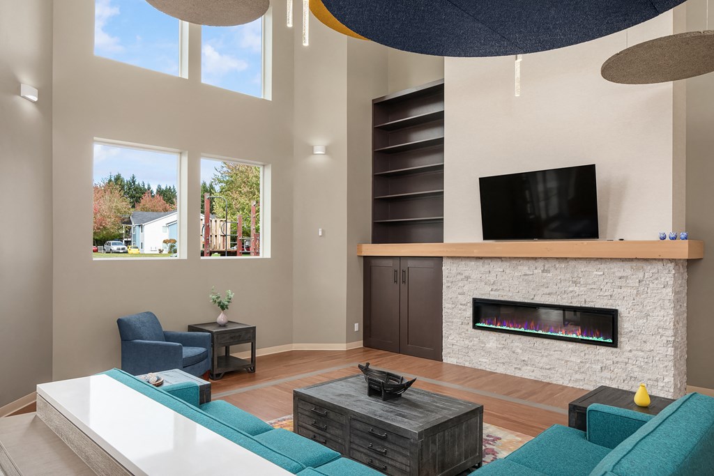 Clubhouse TV Lounge Area