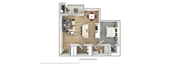 Copper Mesa 1x1 floor plan