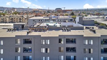 Indie Westside aerial view of building