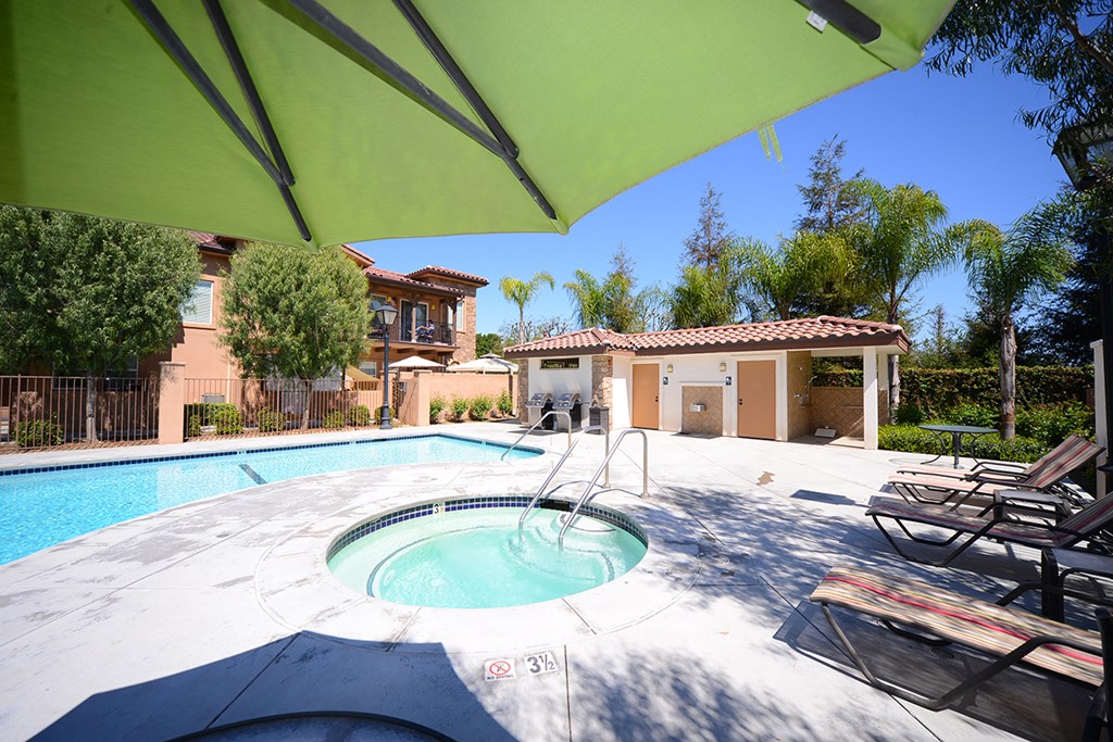 Parkside Villas jacuzzi area