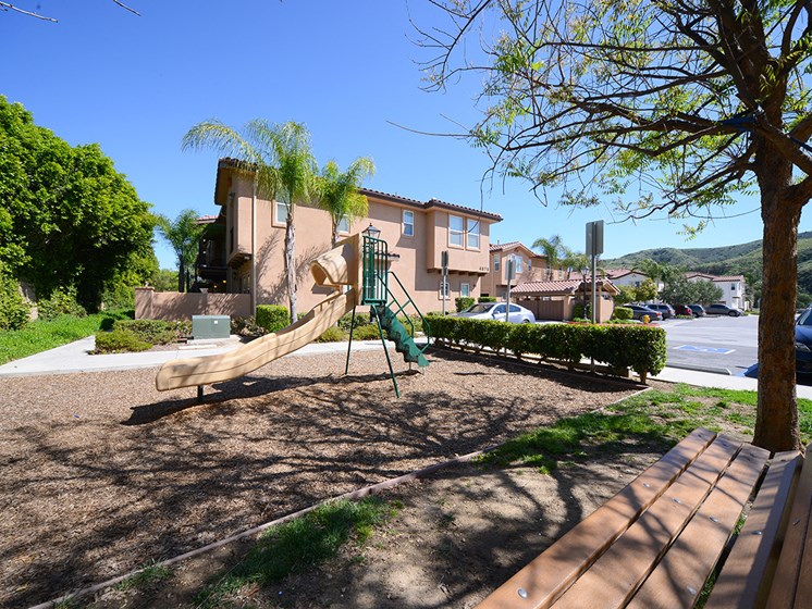 Parkside Villas playground bench