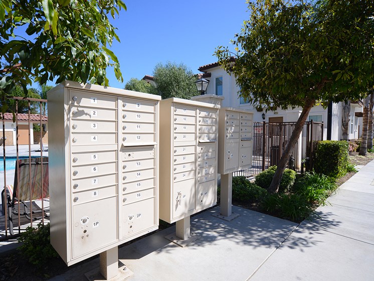 Parkside Villas mailboxes