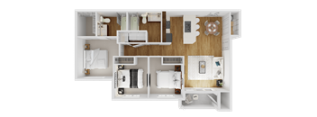 Copper Rose Three Bedroom Floorplan