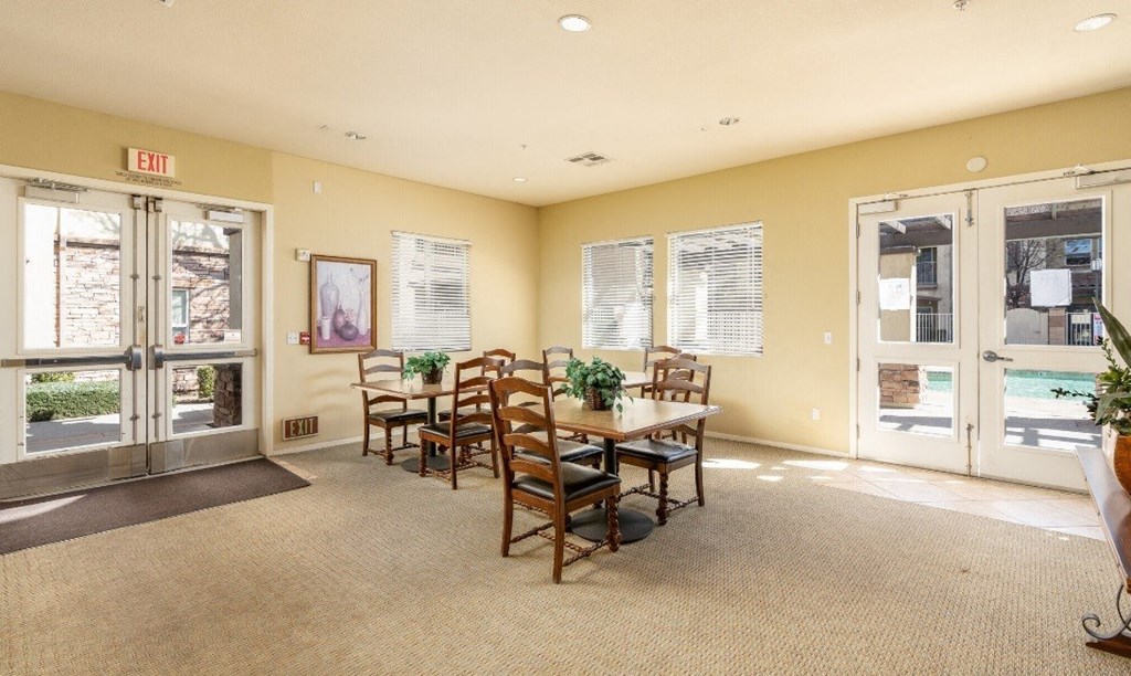 Desert Senior seating area