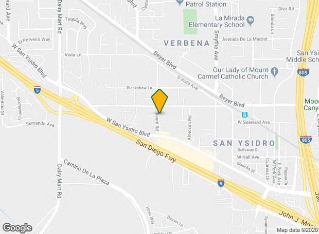 El Pedregal Apartments map