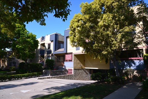 Monarch Terrace exterior building garage
