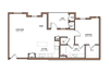 The Element West Oahu Apartments 1 Bedroom 1 Bathroom Floor plan The Element West Oahu Apartments 1 Bedroom 1 Bathroom Floor plan