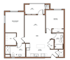 The Element West Oahu Apartments 2 Bedroom 2 Bathroom Floor plan The Element West Oahu Apartments 2 Bedroom 2 Bathroom Floor plan