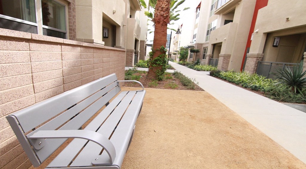 First Street - Walkway Bench