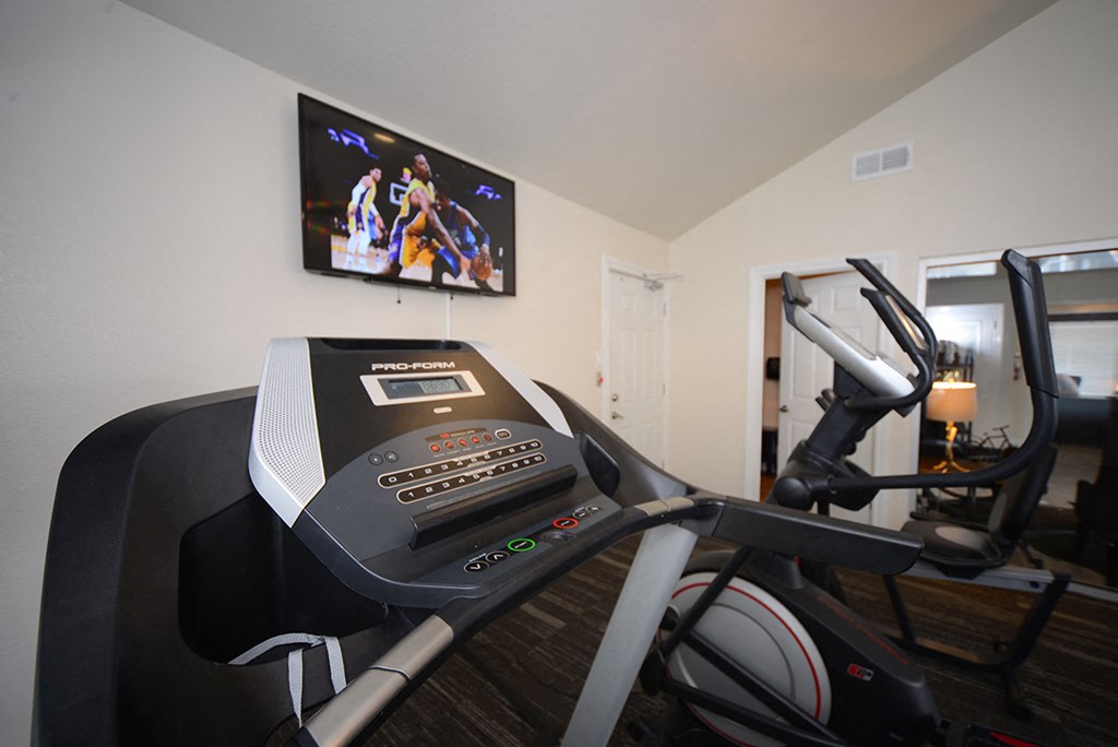 The Trellis at Lake Highlands fitness center machine