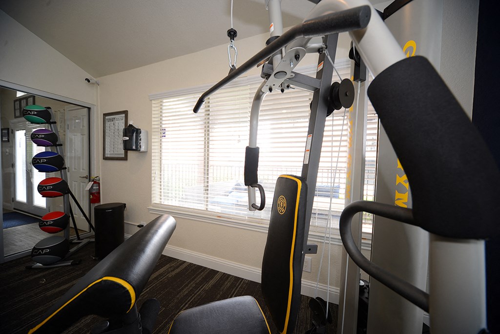 The Trellis at Lake Highlands fitness center machine