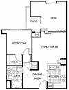 Mayfair Residences 1Bed 1Bath + Den Floorplan B Mayfair Residences 1Bed 1Bath + Den Floorplan B