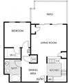Mayfair Residences 1Bed 1Bath Floorplan L Mayfair Residences 1Bed 1Bath Floorplan L