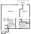 Mayfair Residences 1Bed 1Bath Floorplan M Mayfair Residences 1Bed 1Bath Floorplan M