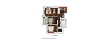 Heritage Park at Hilltop 2x1 3D floor plan