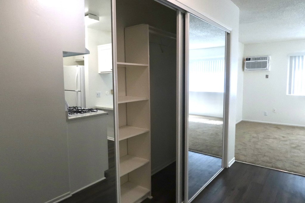 Heritage Park at Woodman studio- unit 228 hall closet