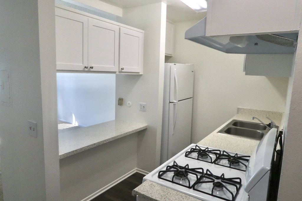 Heritage Park at Woodman studio- unit 228 kitchen appliances