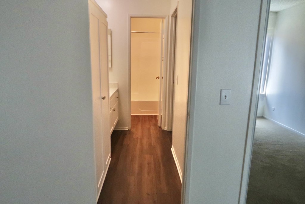 Heritage Park at Woodman- one bedroom unit 223 hallway