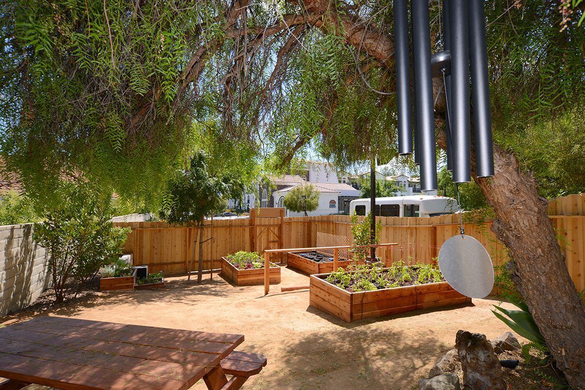 Horizons at Calabasas resident garden