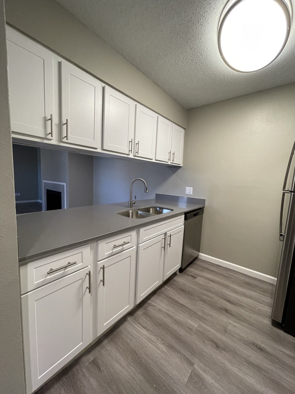 The Forest at Duck Creek Apartments Renovated Kitchen Bar Counter and Cabinets