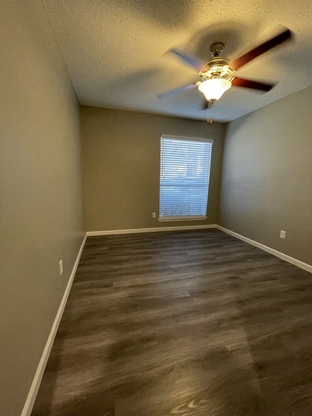 The Forest at Duck Creek Apartments Renovated Bedroom with Ceiling Fan