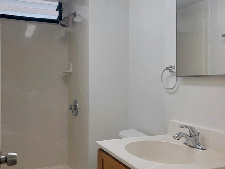 Kapiolani Village Bathroom Vanity and Bath Area