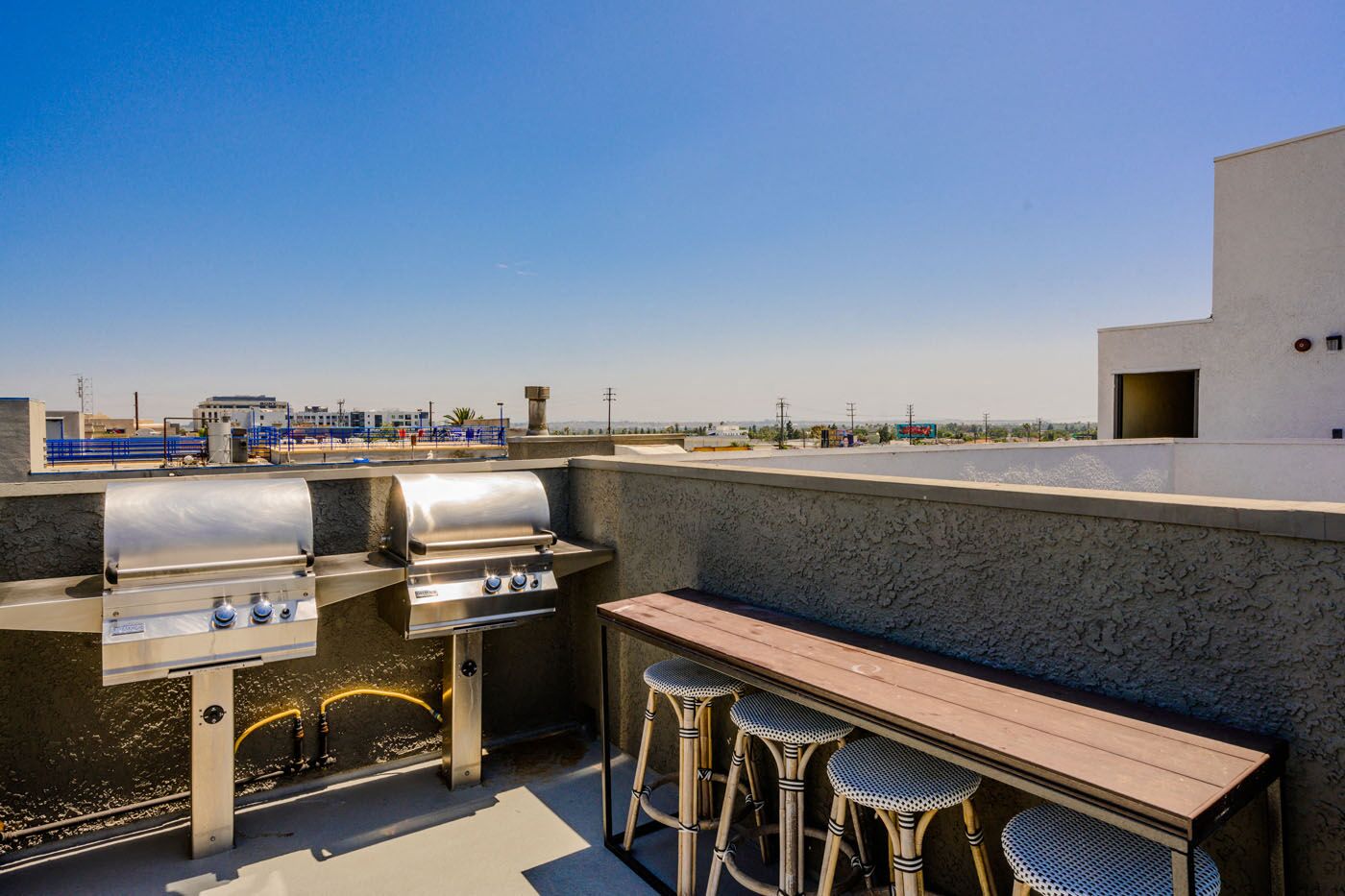 Indie Westside barbecue area