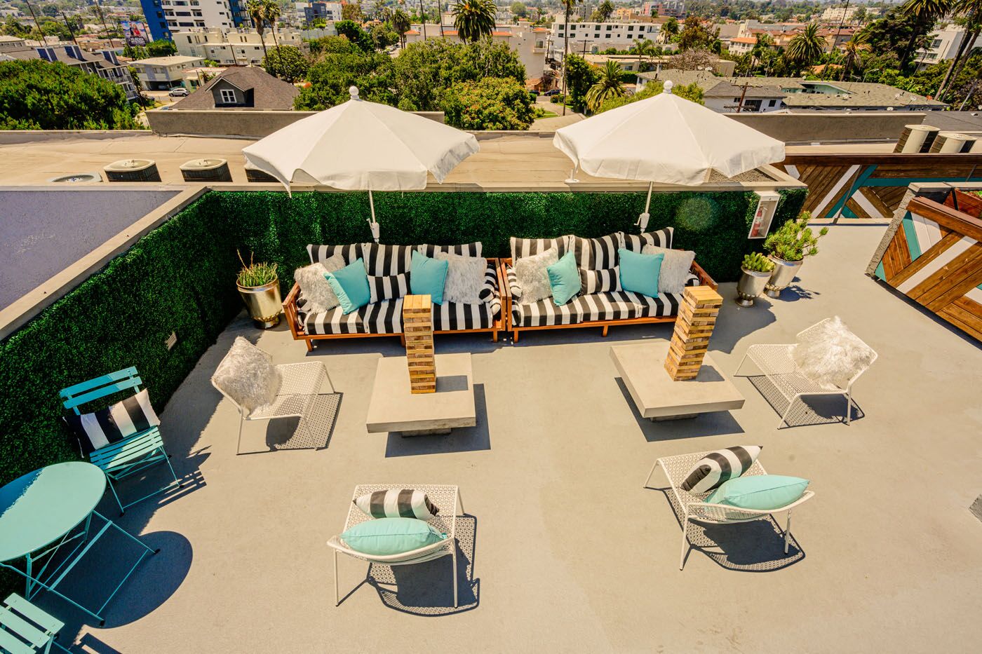 Indie Westside cabana area