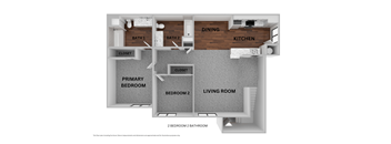 La Amistad at Mendota 2x2 floorplan