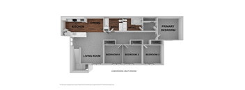 La Amistad at Mendota 4x2 floorplan