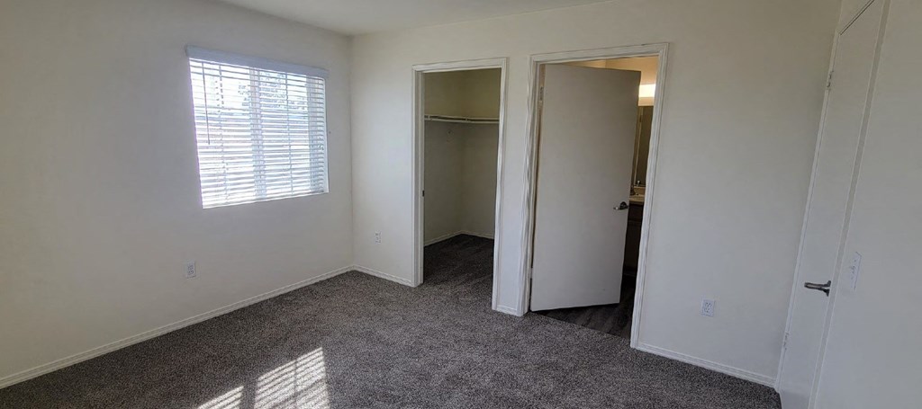Larkspur Village two bedroom primary bedroom