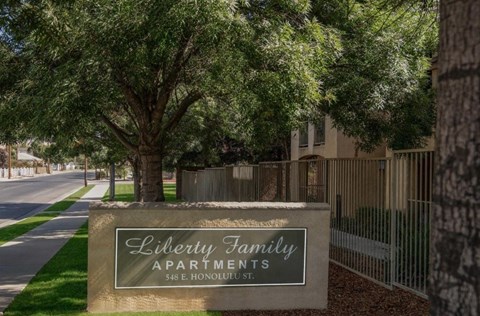 Liberty Family sign