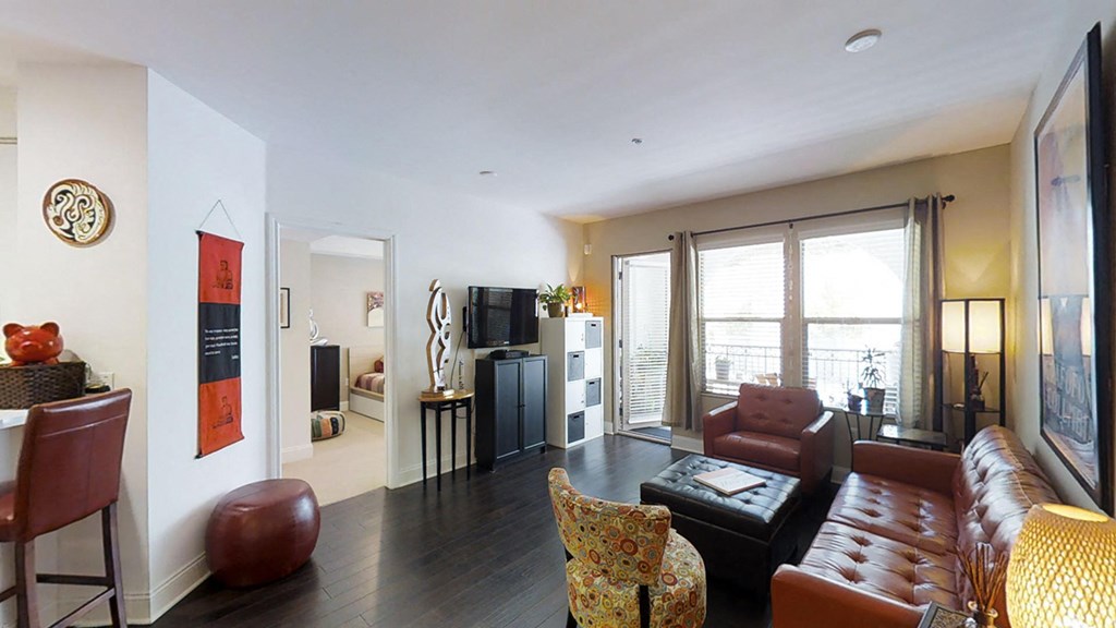 Horizons at Calabasas fully furnished living room