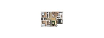 Logan Gateway three bedroom classic floor plan