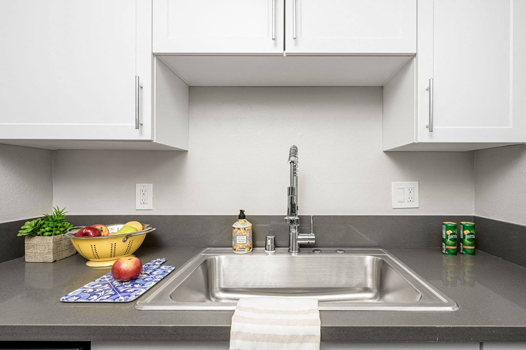 Mountain view kitchen sink