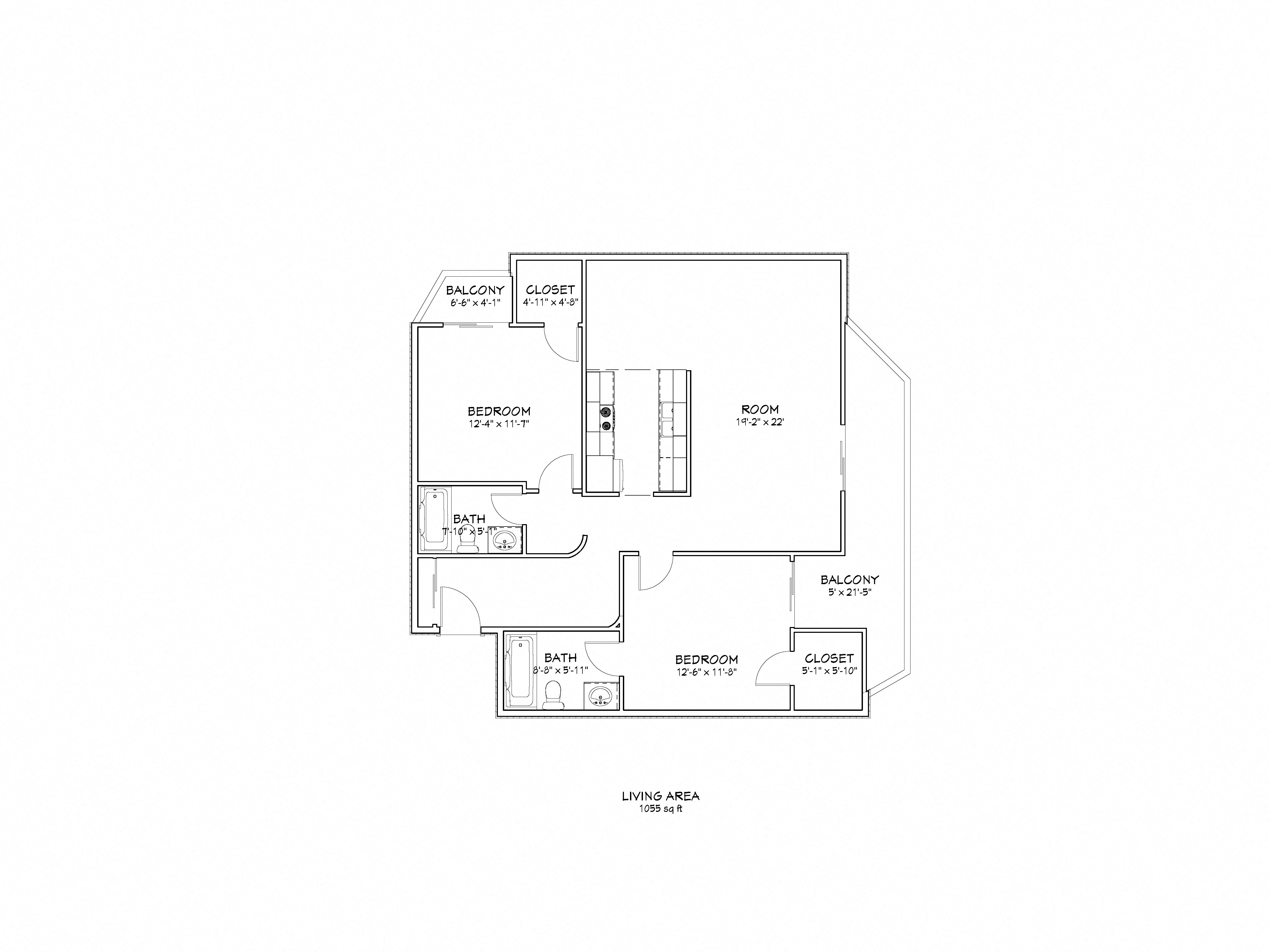 5119 Maplewood - unit #101 floor plan