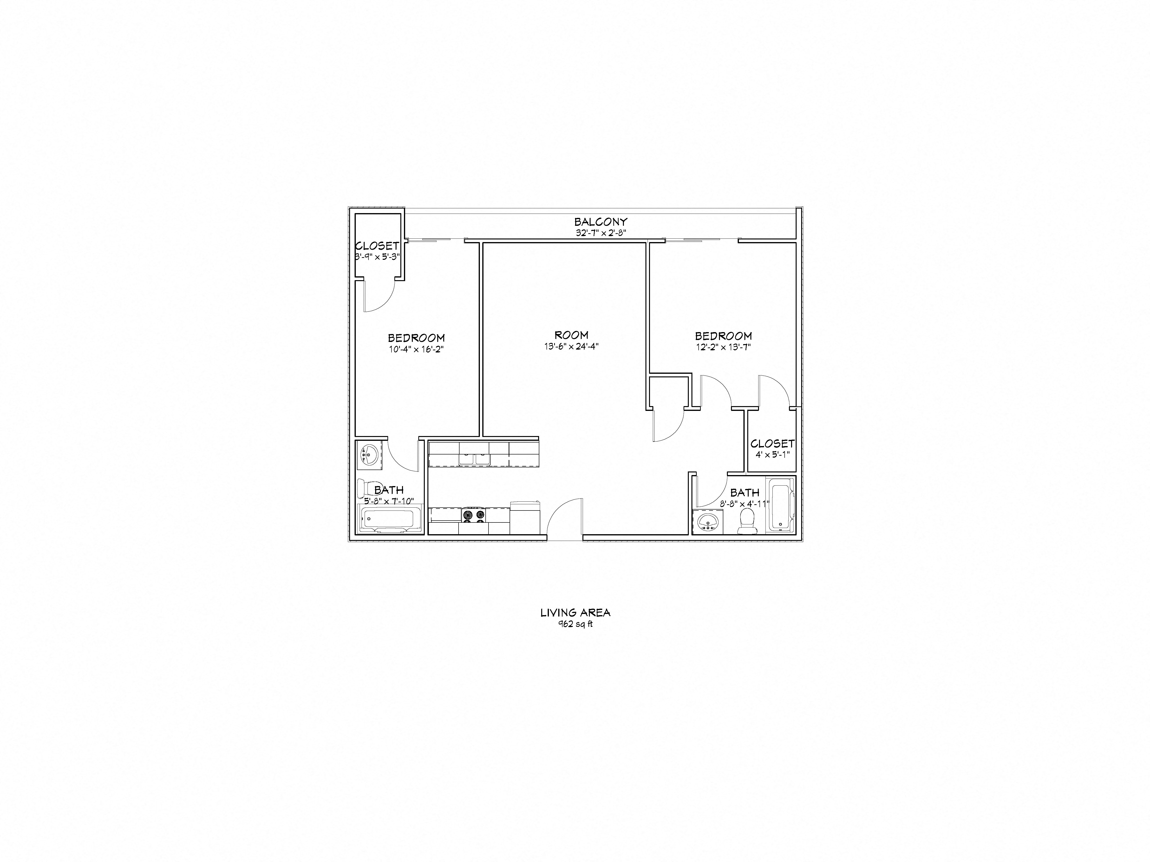 5119 Maplewood - unit #117 floor plan