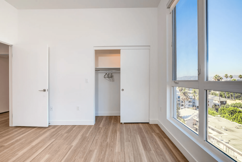 Maya Apartments bedroom with a view