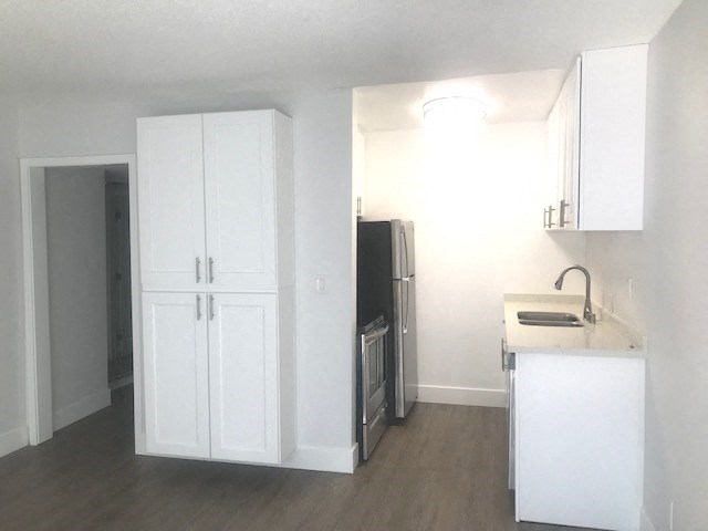 Millennium Apartments studio kitchen 1