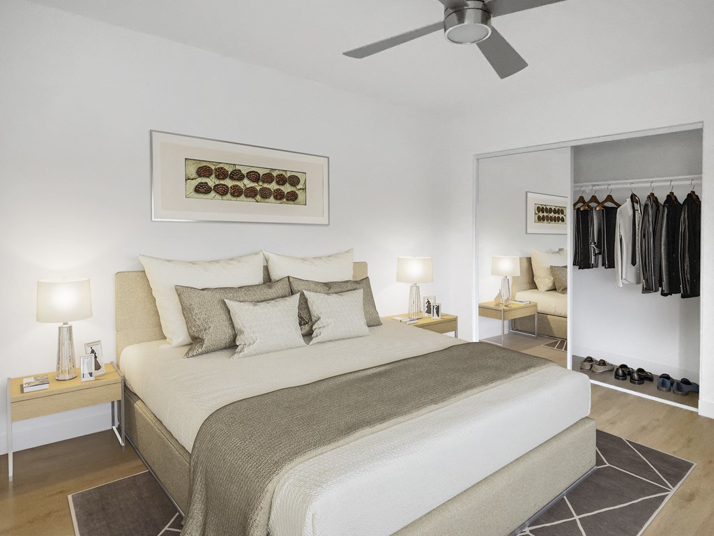 NoHoCentre_StagedBedroomAndCloset